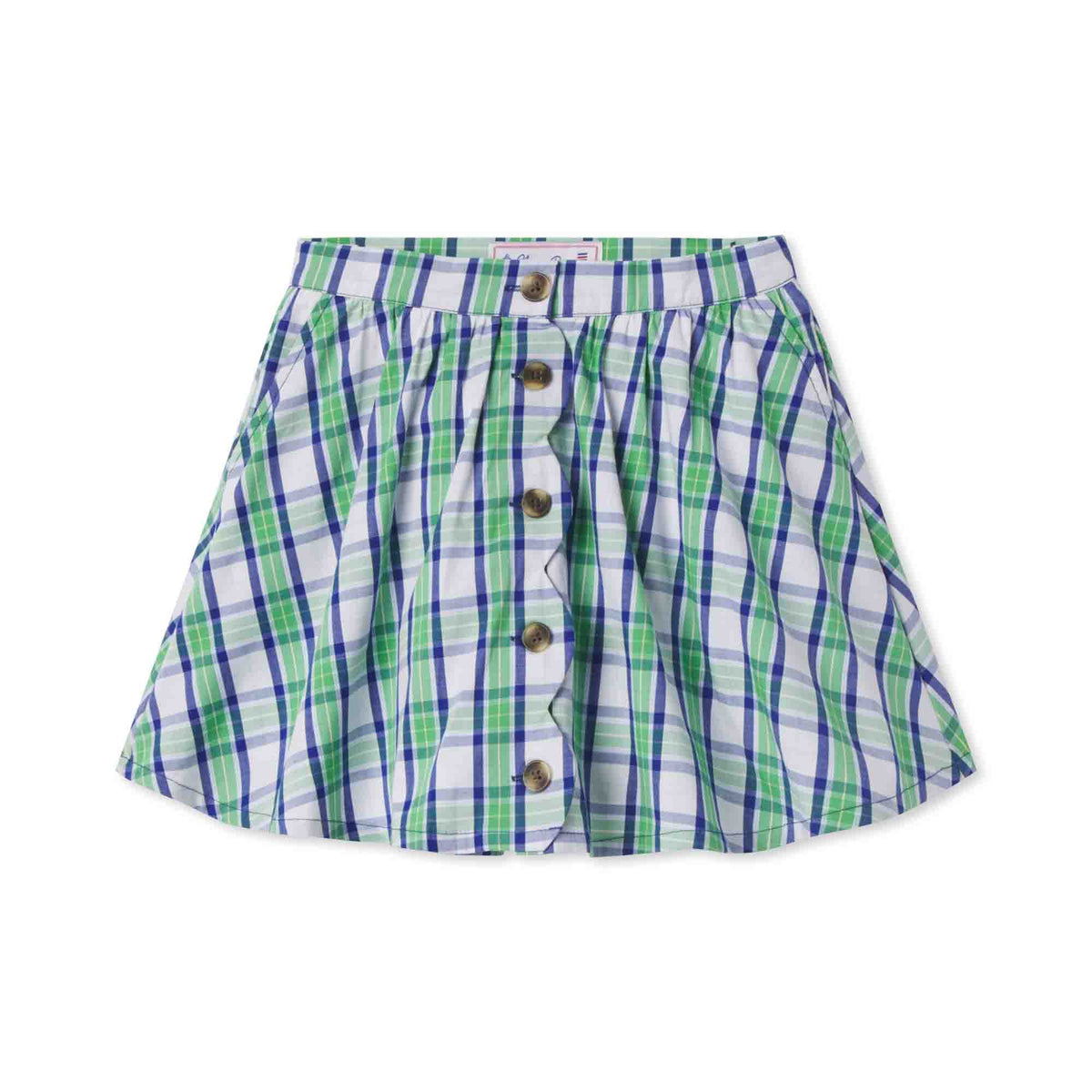 Classic and Preppy Audrey Scallop Skirt, Summit Plaid-Bottoms-Summit Plaid-2T-CPC - Classic Prep Childrenswear