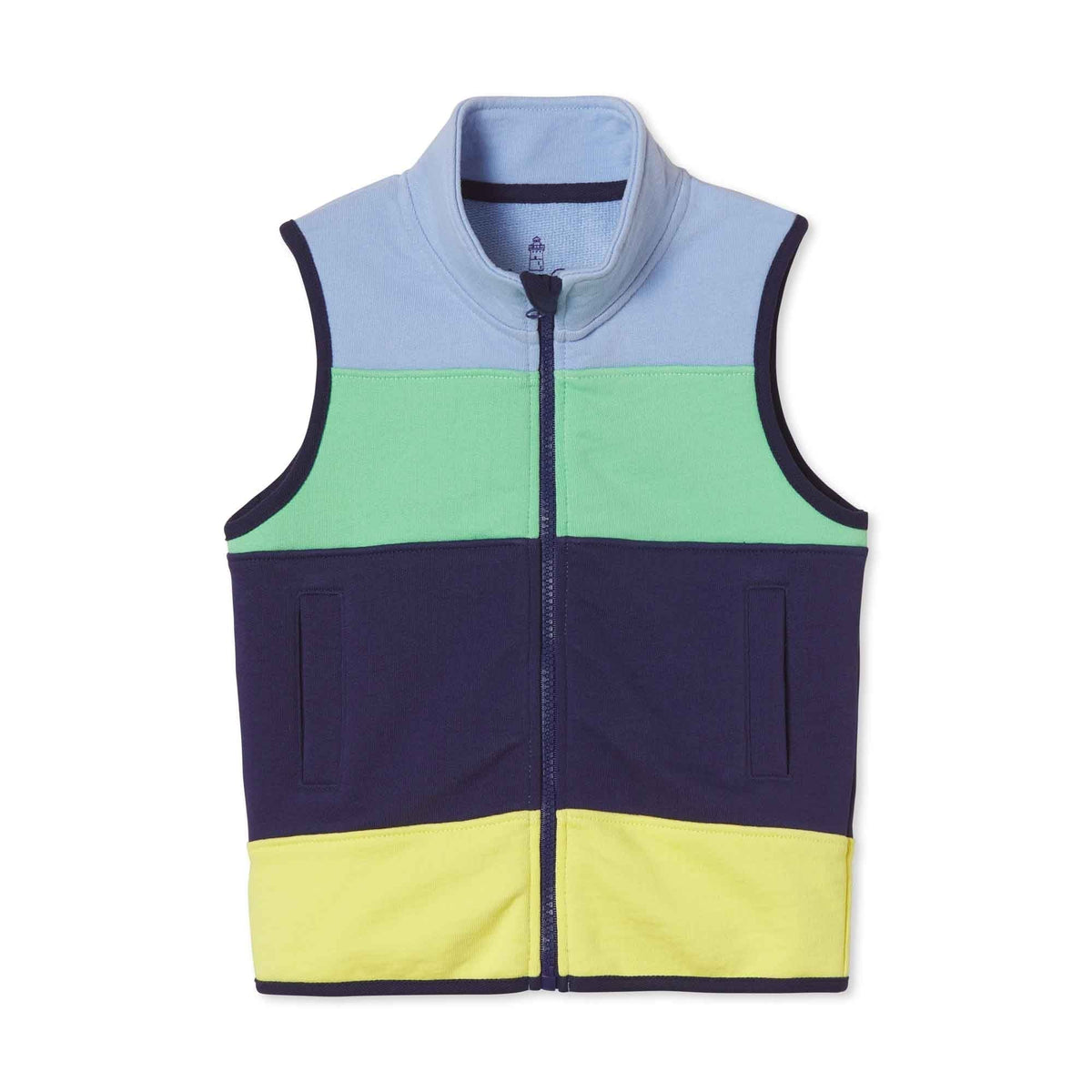Classic and Preppy Austin Vest, Open Air French Terry-Outerwear-Open Air-XS (2-3T)-CPC - Classic Prep Childrenswear