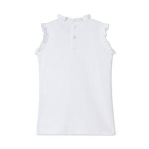 More Image, Classic and Preppy Bailey Knit Top, Bright White-Shirts and Tops-CPC - Classic Prep Childrenswear