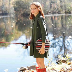 More Image, Classic and Preppy Bryce Polo Dress Pique, Rifle Green-Dresses, Jumpsuits and Rompers-CPC - Classic Prep Childrenswear