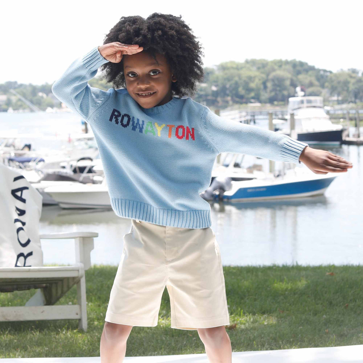 Classic and Preppy Charlie Rainbow Rowayton Sweater, Open Air-Sweaters-CPC - Classic Prep Childrenswear