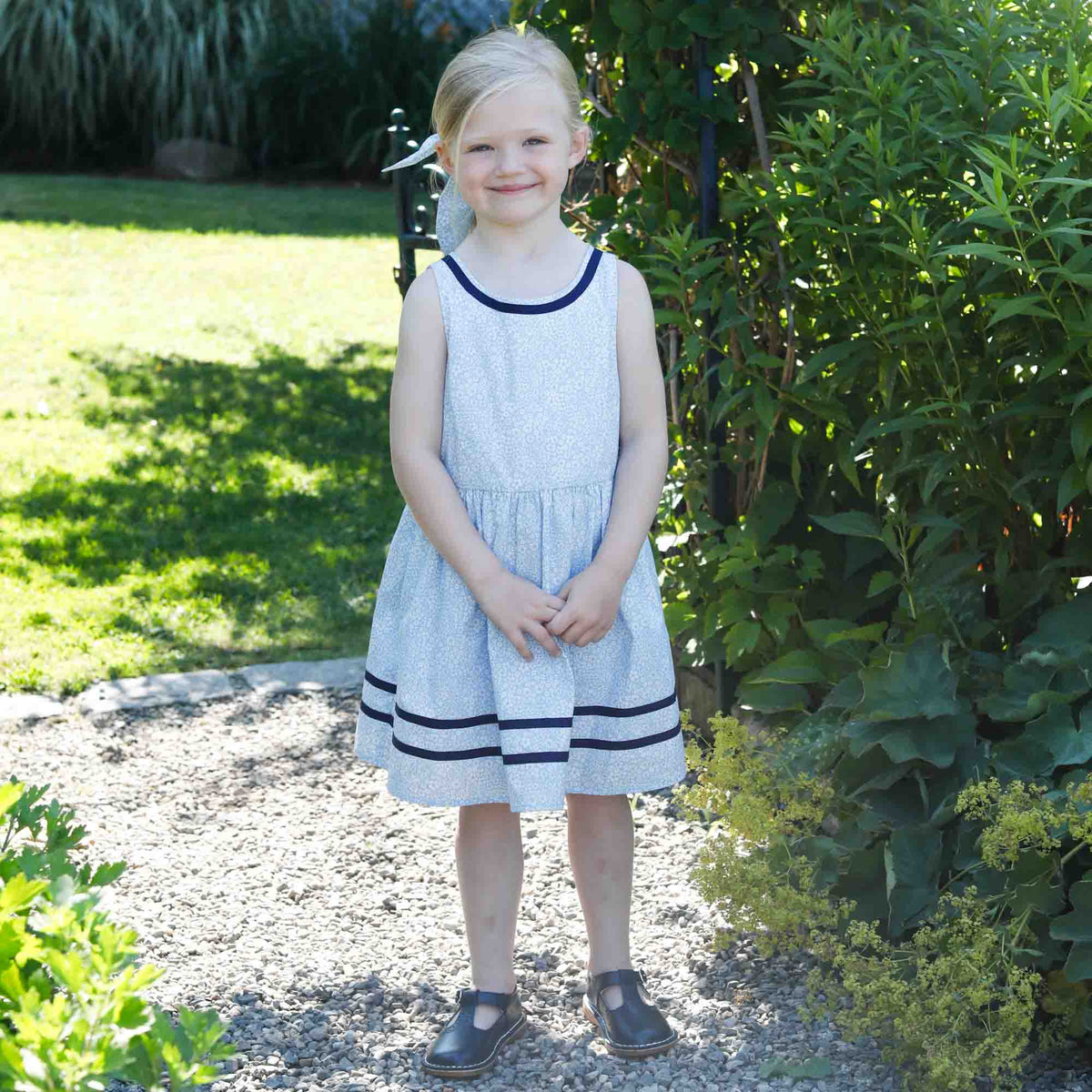 Classic and Preppy Charlotte Dress, Liberty® Jacqueline&#39;s Blossom Print-Dresses, Jumpsuits and Rompers-CPC - Classic Prep Childrenswear