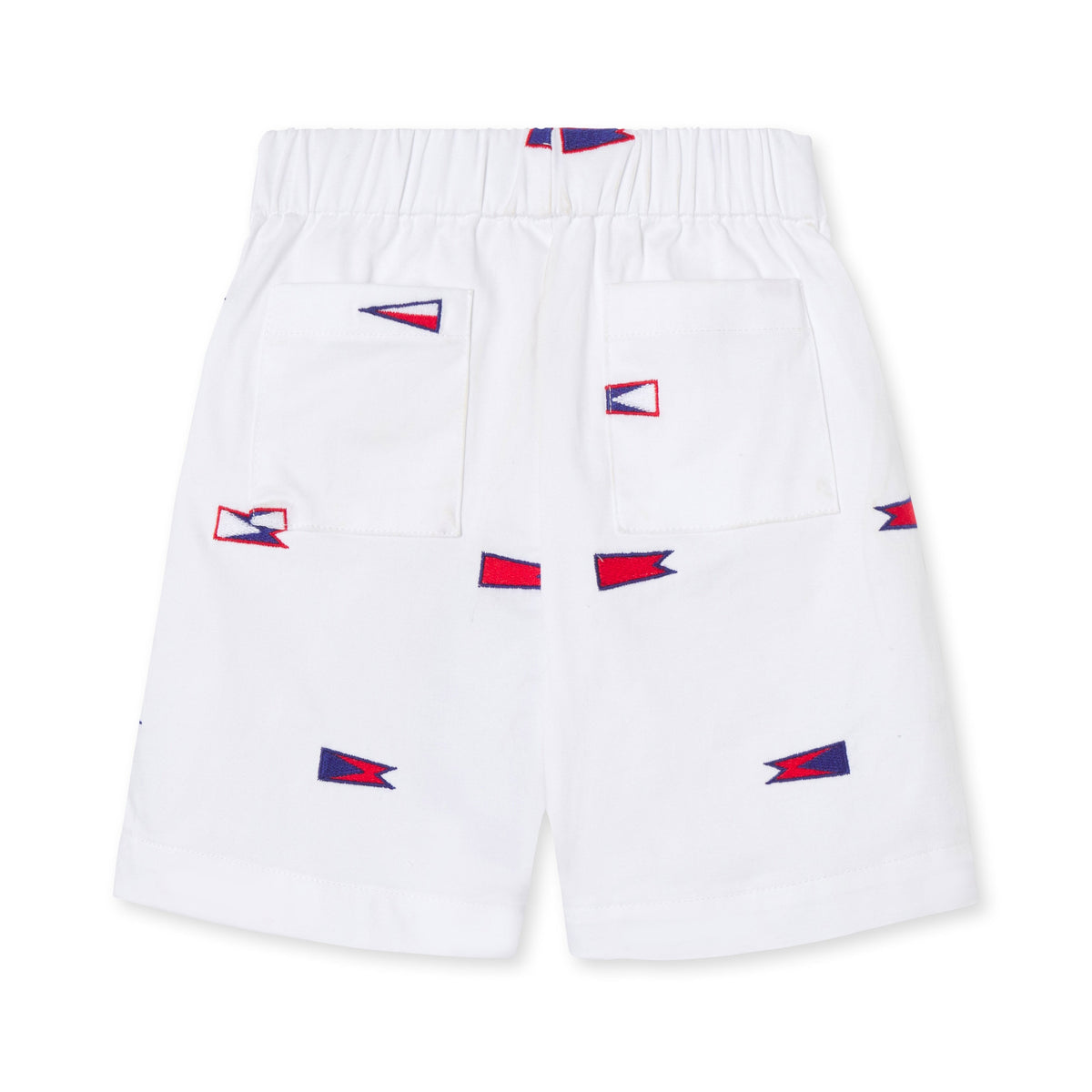 Classic and Preppy Dylan Short, Embroidered Burgee-Bottoms-CPC - Classic Prep Childrenswear