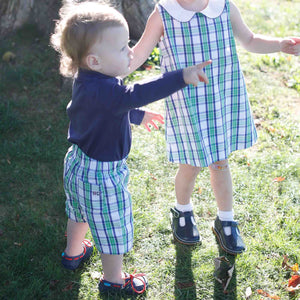 More Image, Classic and Preppy Dylan Short, Summit Plaid-Bottoms-CPC - Classic Prep Childrenswear