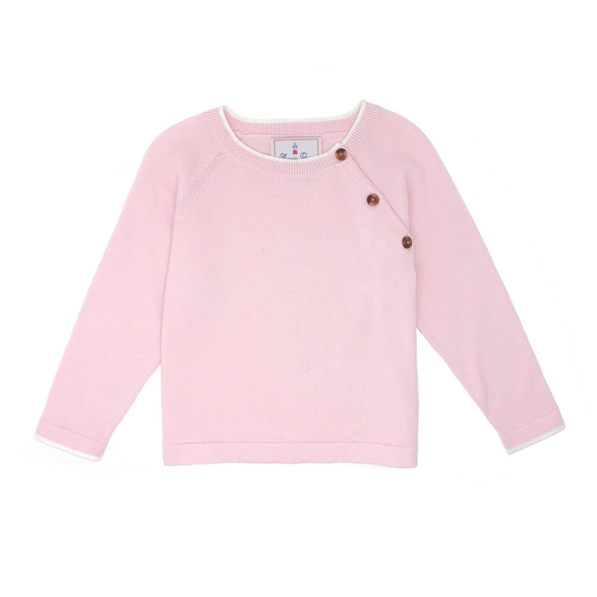 Classic and Preppy Ellis Sweater Set, Lilly&#39;s Pink-Sweaters-CPC - Classic Prep Childrenswear