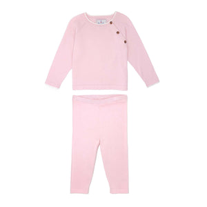 More Image, Classic and Preppy Ellis Sweater Set, Lilly's Pink-Sweaters-Lilly's Pink-0-3M-CPC - Classic Prep Childrenswear