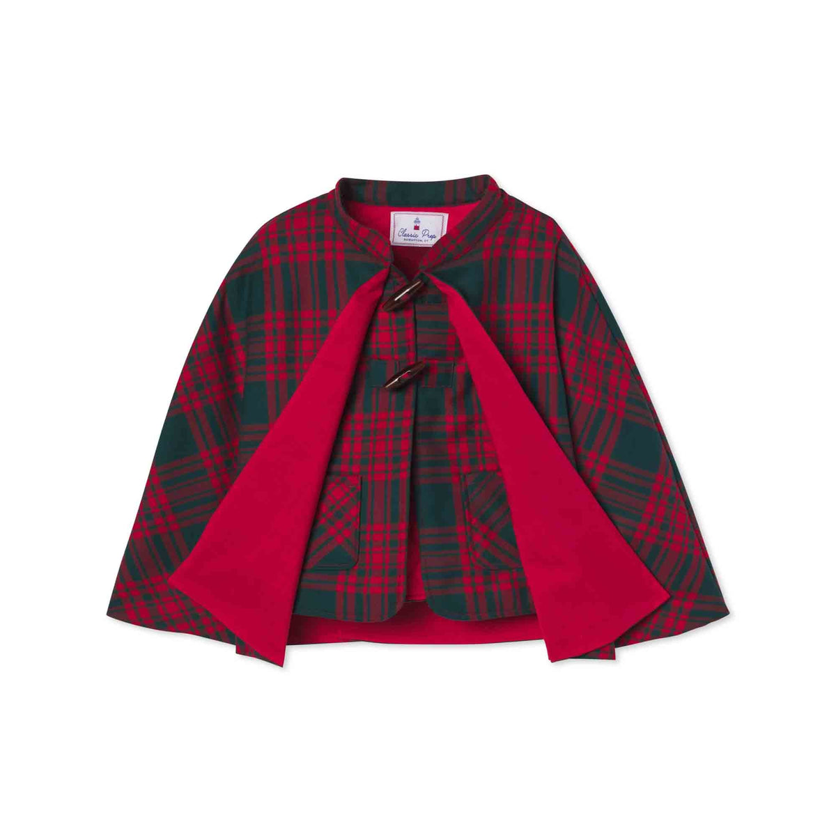 Classic and Preppy Greenwich Cape Hunter Tartan-Outerwear-CPC - Classic Prep Childrenswear