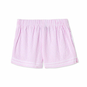 More Image, Classic and Preppy Harper Short, Lilly's Pink Seersucker-Bottoms-CPC - Classic Prep Childrenswear