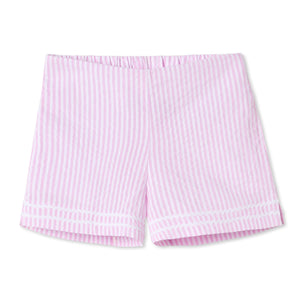 More Image, Classic and Preppy Harper Short, Lilly's Pink Seersucker-Bottoms-Lilly's Pink Seersucker-2T-CPC - Classic Prep Childrenswear