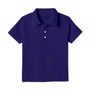 More Image, Classic and Preppy Hayden Short Sleeve Polo, Blue Ribbon-Shirts and Tops-Blue Ribbon-2T-CPC - Classic Prep Childrenswear