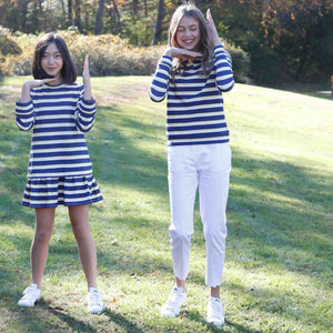 More Image, Classic and Preppy Hollis Snap Placket Pullover, Essex Stripe-Shirts and Tops-CPC - Classic Prep Childrenswear