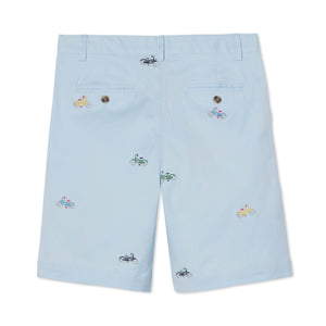 More Image, Classic and Preppy Hudson Short, Beach Cruiser Embroidery-Bottoms-CPC - Classic Prep Childrenswear