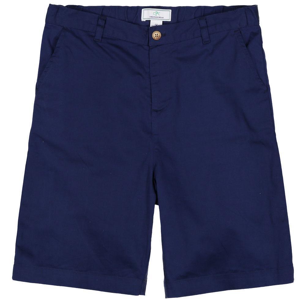 Classic and Preppy Hudson Short, Medieval Blue-Bottoms-Medieval Blue-4T-CPC - Classic Prep Childrenswear