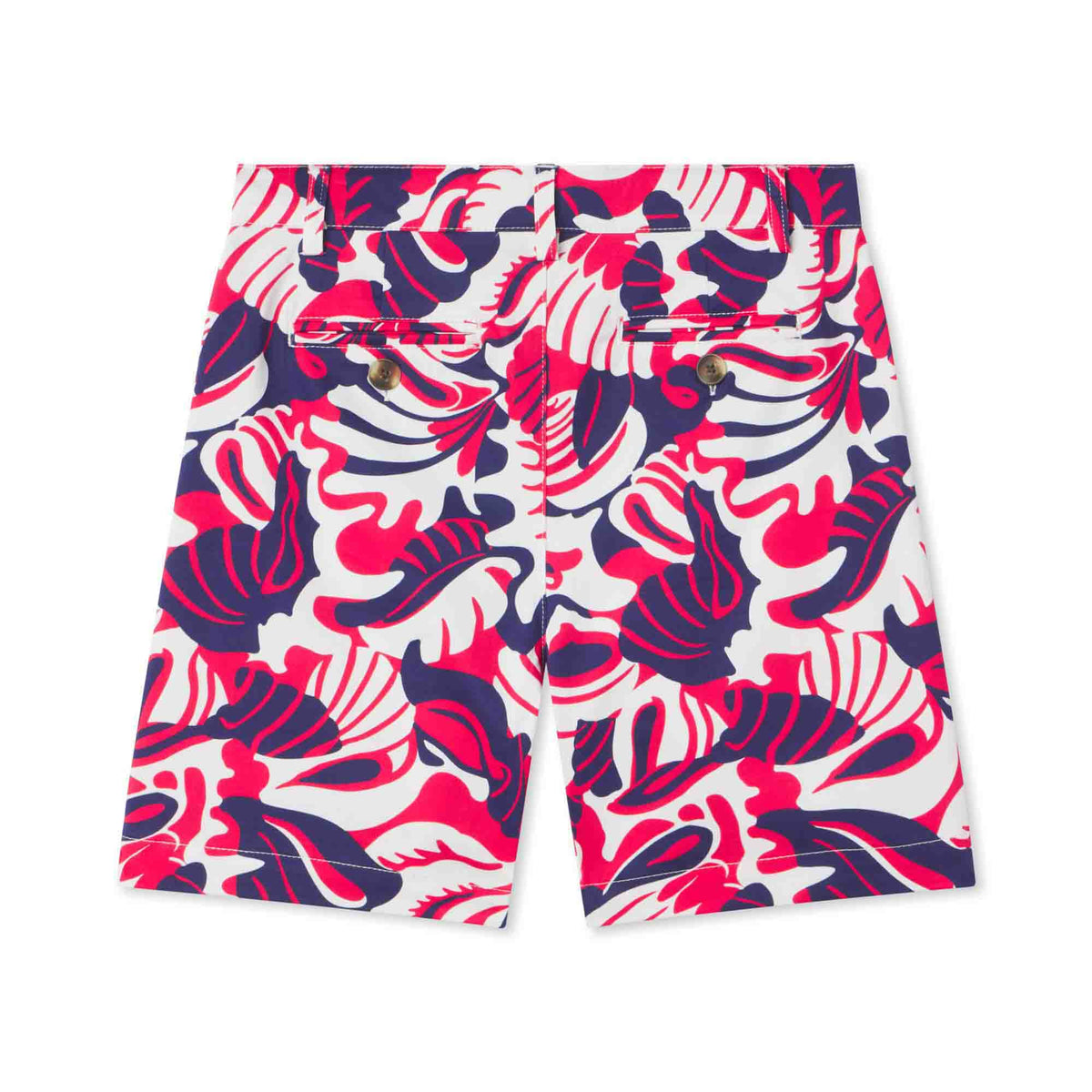 Classic and Preppy Hudson Short, Roton Point Print-Bottoms-CPC - Classic Prep Childrenswear