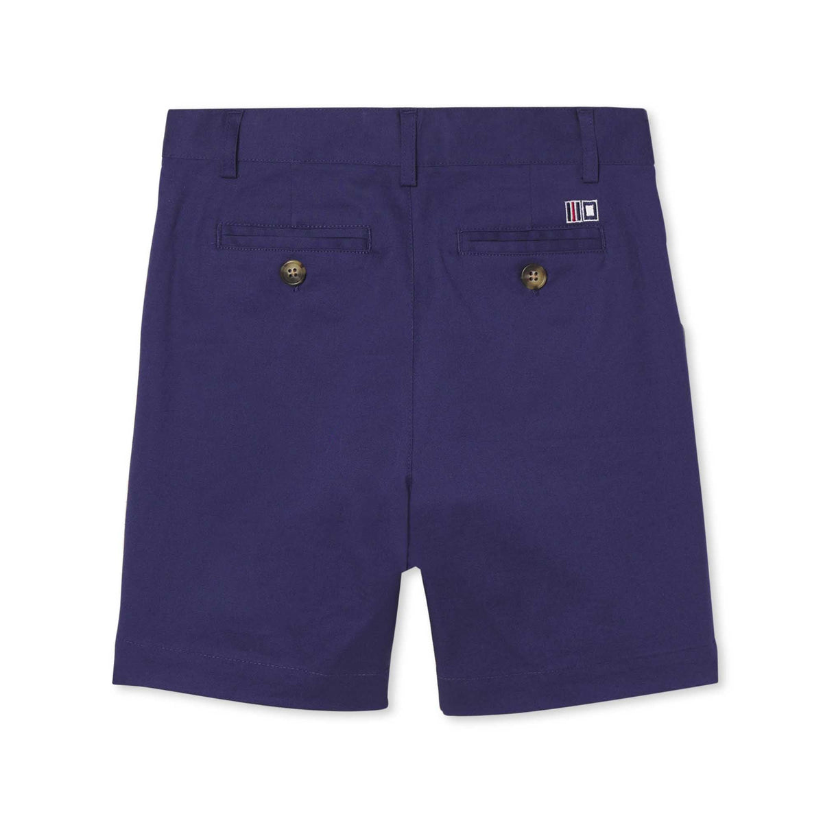 Classic and Preppy Hudson Short Twill, Blue Ribbon-Bottoms-CPC - Classic Prep Childrenswear