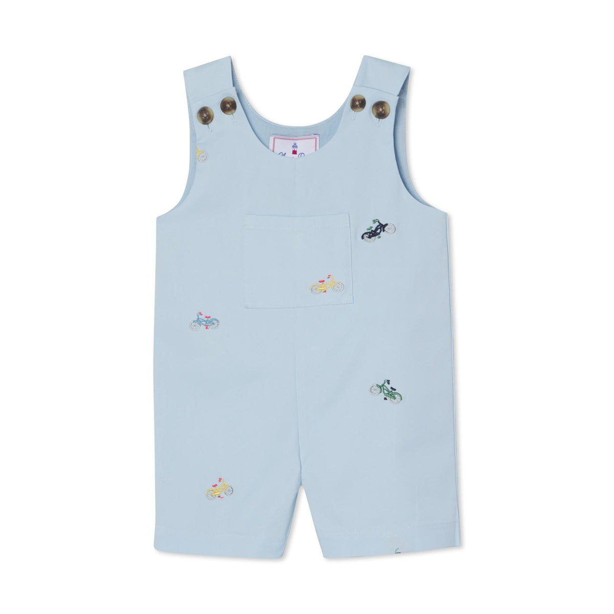 Classic and Preppy James Shortall, Beach Cruiser Embroidery-Baby Rompers-Beach Cruiser Embroidery-0-3M-CPC - Classic Prep Childrenswear