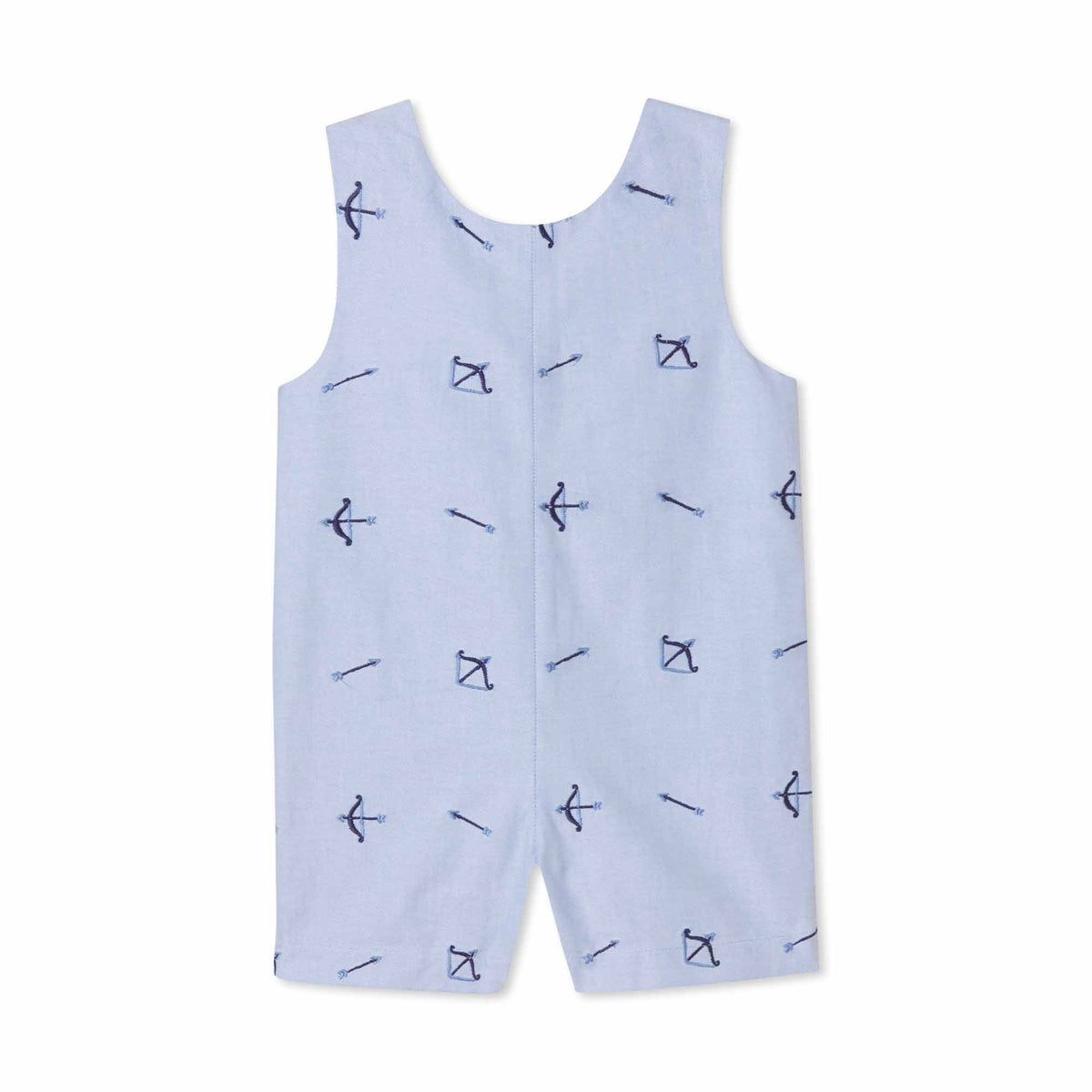 Classic and Preppy James Shortall, Bow &amp; Arrow Embroidery-Baby Rompers-CPC - Classic Prep Childrenswear
