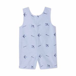 More Image, Classic and Preppy James Shortall, Bow & Arrow Embroidery-Baby Rompers-CPC - Classic Prep Childrenswear