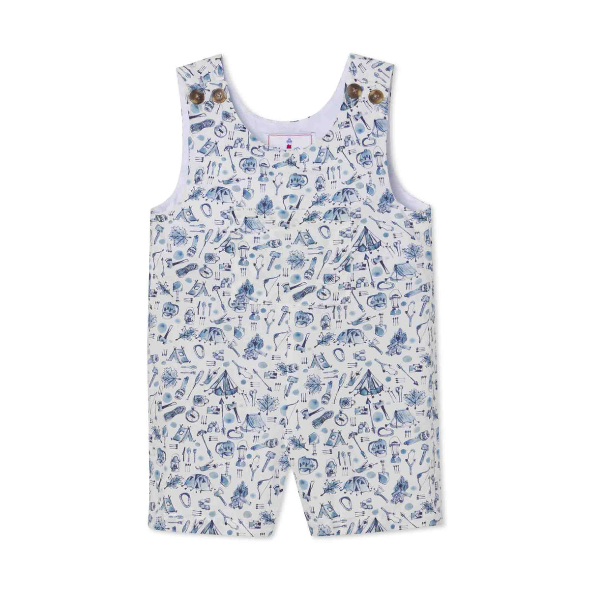 Classic and Preppy James Shortall, Liberty® Ernest&#39;s Adventure Print-Baby Rompers-Liberty® Ernest&#39;s Adventure-0-3M-CPC - Classic Prep Childrenswear