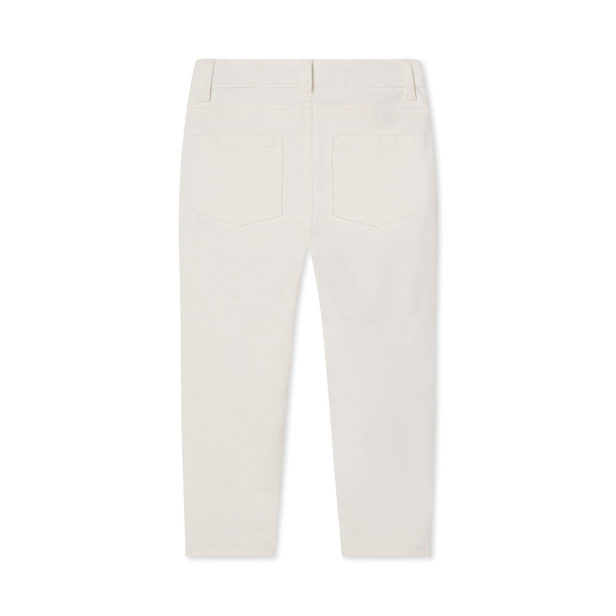 Classic and Preppy Jane 5 Pocket Pant Stretch 21W Corduroy, Cannoli Cream-Bottoms-CPC - Classic Prep Childrenswear