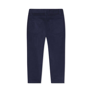 More Image, Classic and Preppy Jane 5 Pocket Pant Stretch 21W Corduroy, Medieval Blue-Bottoms-CPC - Classic Prep Childrenswear