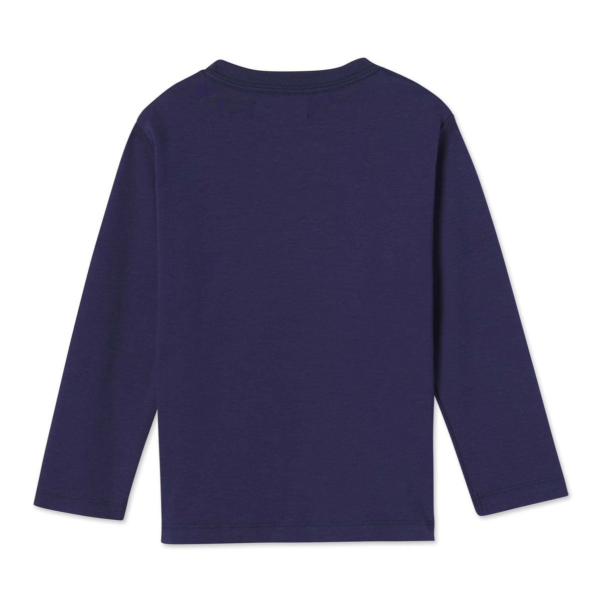 Classic and Preppy Kellan Long Sleeve Pocket Tee, Blue Ribbon-Shirts and Tops-CPC - Classic Prep Childrenswear