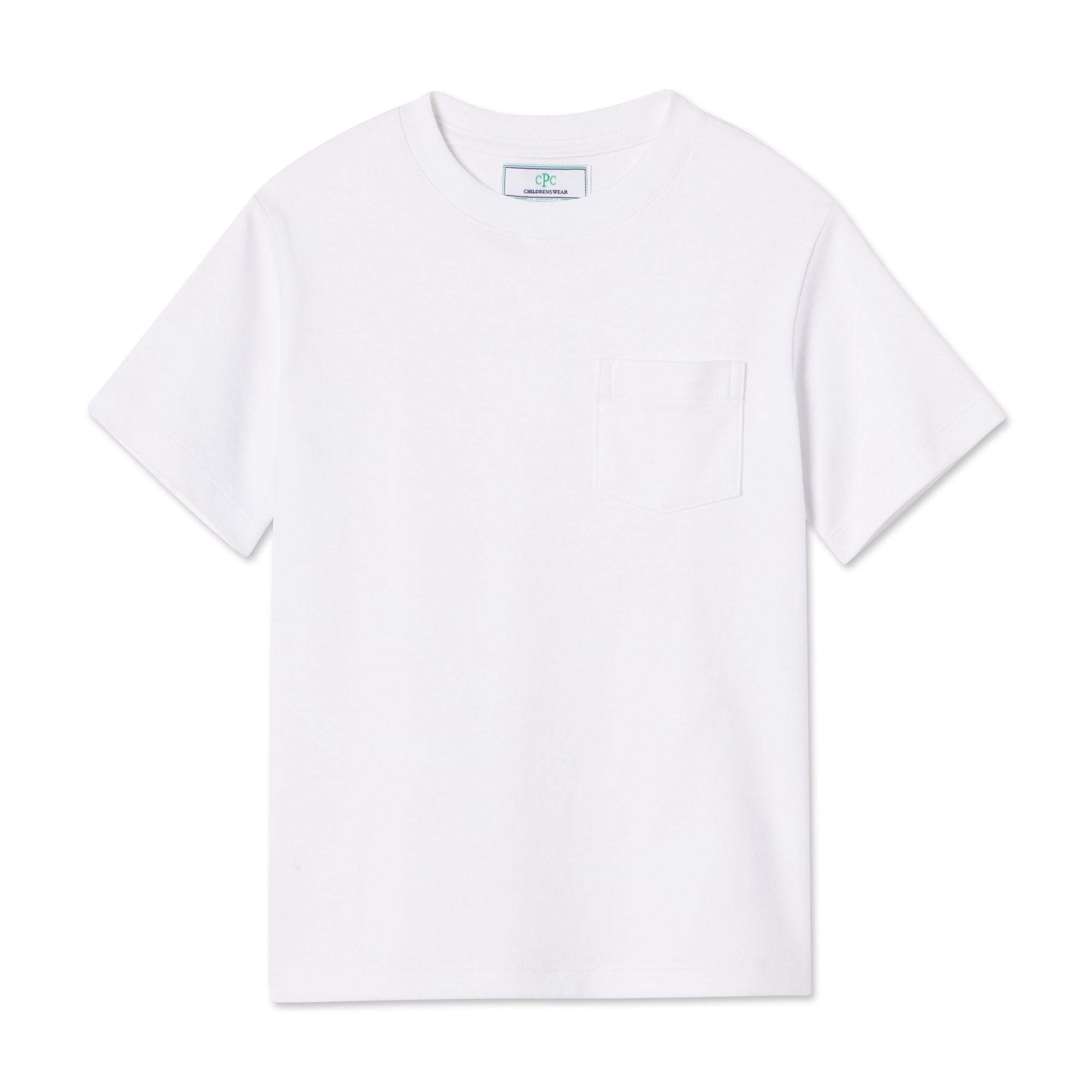 Kellan Short Sleeve Pocket T-Shirt Solid, Bright White