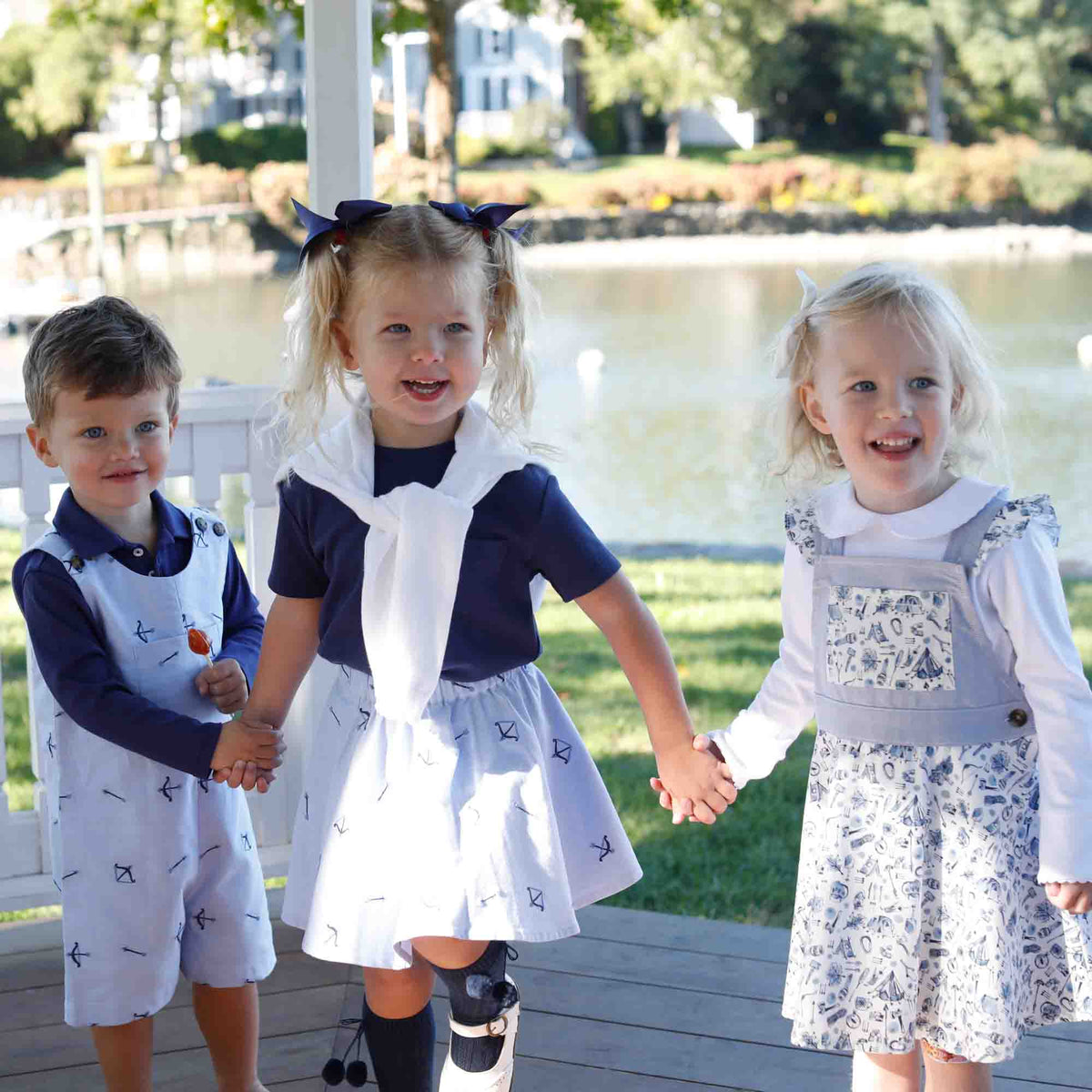Classic and Preppy Kennedy Jumper, Liberty® Ernest&#39;s Adventure Print-Dresses, Jumpsuits and Rompers-CPC - Classic Prep Childrenswear
