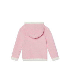 More Image, Classic and Preppy Logan Hooded Sweater Set, Lilly's Pink-Sweaters-CPC - Classic Prep Childrenswear