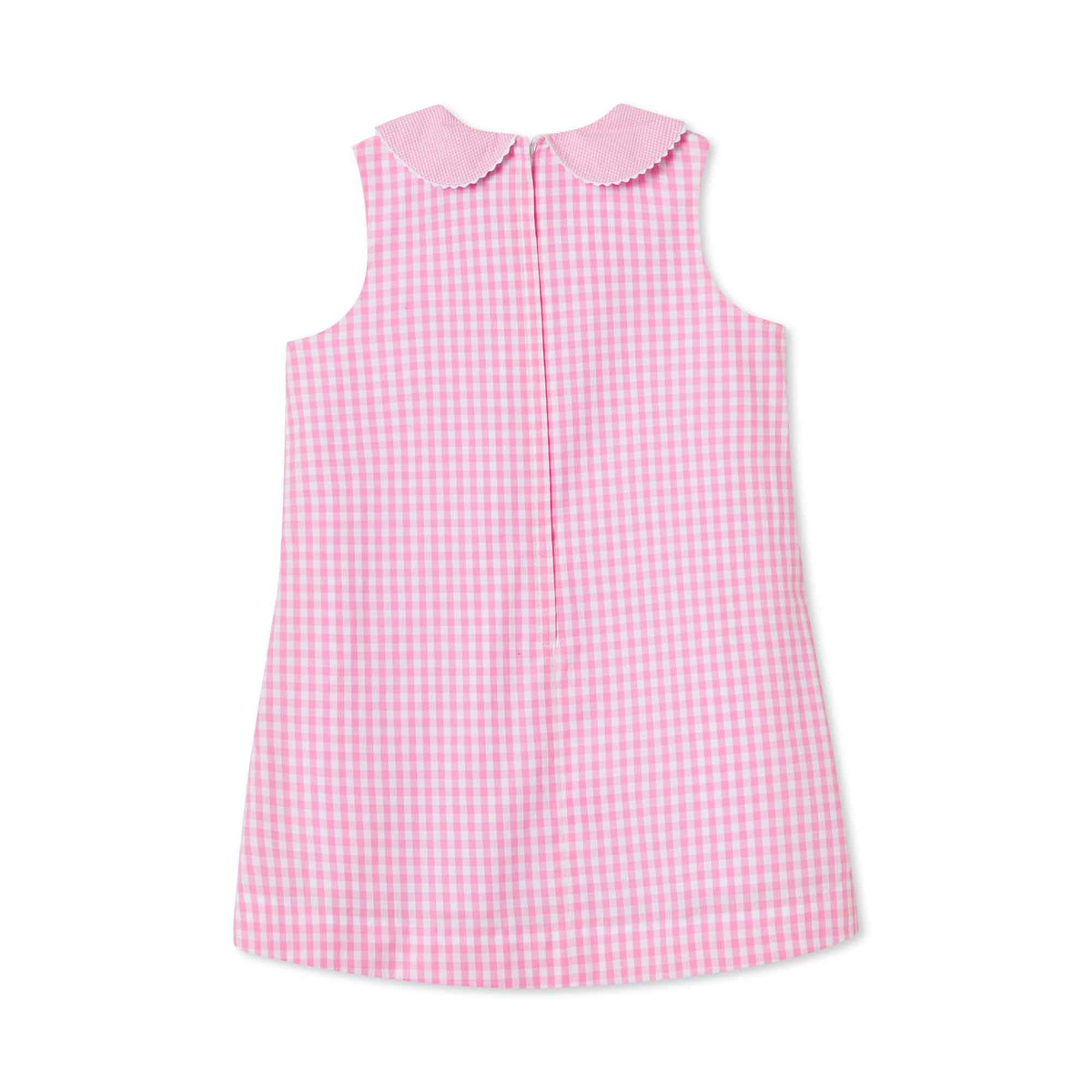 Classic and Preppy Maddie Dress, Candy Pink Bloomsbury Party Gingham-Dresses, Jumpsuits and Rompers-CPC - Classic Prep Childrenswear