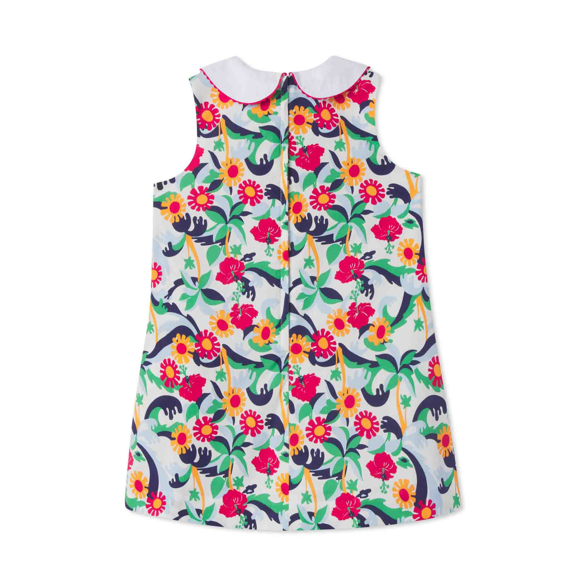 Classic and Preppy Maddie Dress, Olina Print-Dresses, Jumpsuits and Rompers-CPC - Classic Prep Childrenswear