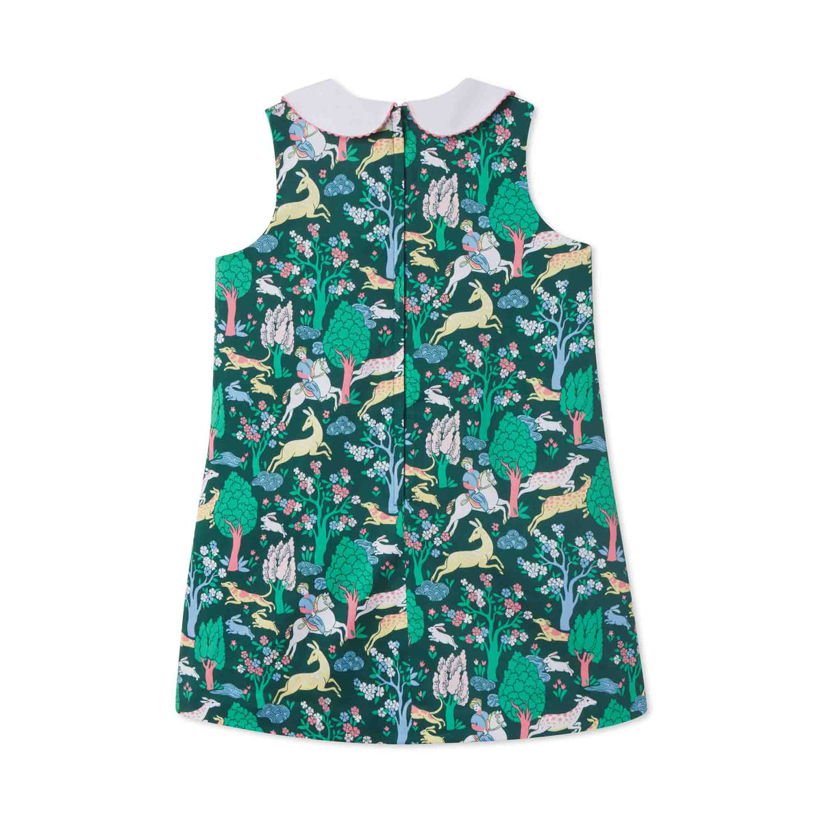 Classic and Preppy Maddie Dress, Primrose Scene Print-Dresses, Jumpsuits and Rompers-CPC - Classic Prep Childrenswear