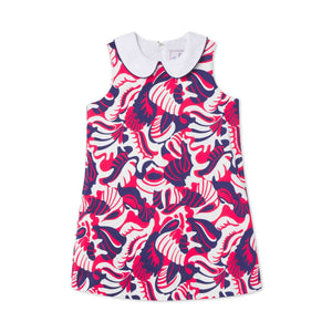 More Image, Classic and Preppy Maddie Dress, Roton Point Print-Dresses, Jumpsuits and Rompers-Roton Point Print-6-9M-CPC - Classic Prep Childrenswear