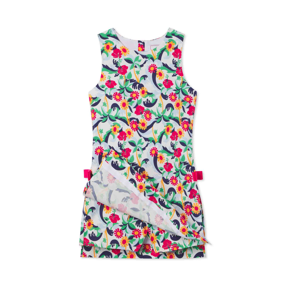 Classic and Preppy Madison Romper, Olina Print-Dresses, Jumpsuits and Rompers-CPC - Classic Prep Childrenswear
