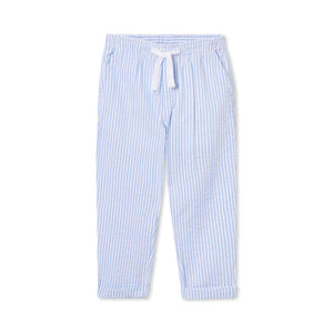 More Image, Classic and Preppy Mason Pant, Vista Blue Seersucker-Bottoms-Vista Blue Seersucker-XS (2-3T)-CPC - Classic Prep Childrenswear