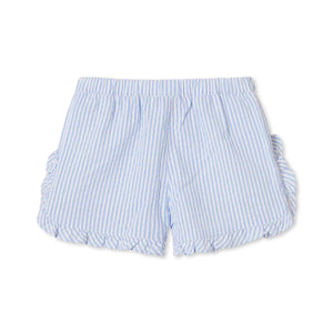 More Image, Classic and Preppy Milly Short, Vista Blue Seersucker-Bottoms-CPC - Classic Prep Childrenswear
