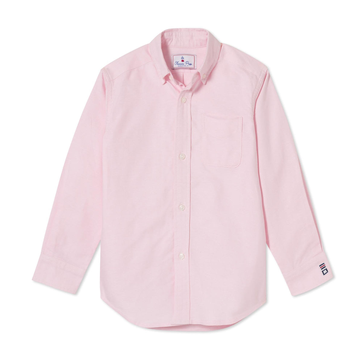 Classic and Preppy Owen Buttondown, Pinkesque Oxford-Shirts and Tops-Pinkesque-2T-CPC - Classic Prep Childrenswear