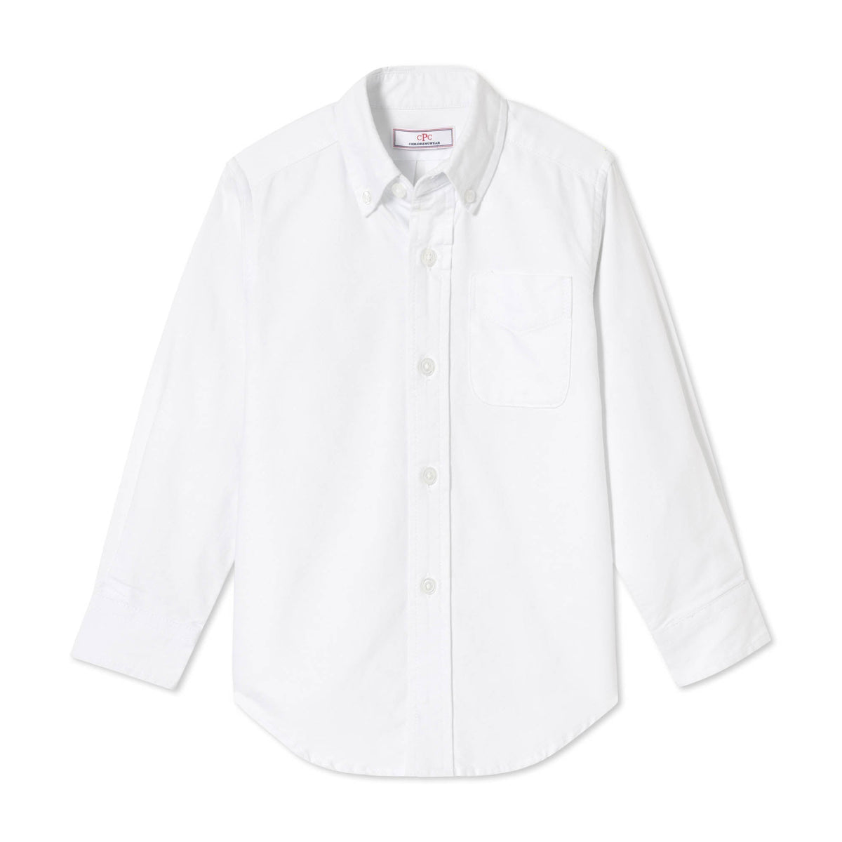 Classic and Preppy Owen Buttondown, Solid White Oxford-Shirts and Tops-Solid White Oxford-2T-CPC - Classic Prep Childrenswear
