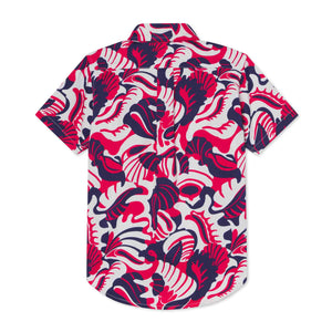 More Image, Classic and Preppy Owen Short Sleeve Buttondown, Roton Point Print-Shirts and Tops-CPC - Classic Prep Childrenswear