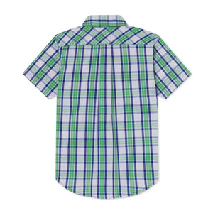More Image, Classic and Preppy Owen Short Sleeve Buttondown, Summit Plaid-Shirts and Tops-CPC - Classic Prep Childrenswear