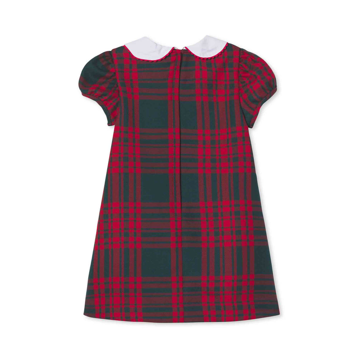 Classic and Preppy Paige Dress, Hunter Tartan-Dresses, Jumpsuits and Rompers-CPC - Classic Prep Childrenswear