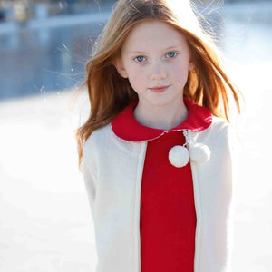 More Image, Classic and Preppy Pippa Pom Pom Sweater-Sweaters-CPC - Classic Prep Childrenswear