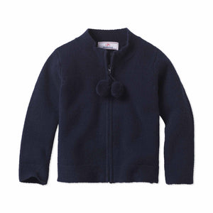 More Image, Classic and Preppy Pippa Pom Pom Sweater-Sweaters-Navy-2T-CPC - Classic Prep Childrenswear