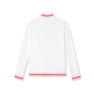 More Image, Classic and Preppy Reid Bomber Performance Sherbet Jacket, Bright White-Outerwear-CPC - Classic Prep Childrenswear
