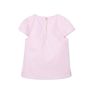 More Image, Classic and Preppy Sawyer Top, Pinkesque Oxford-Shirts and Tops-CPC - Classic Prep Childrenswear