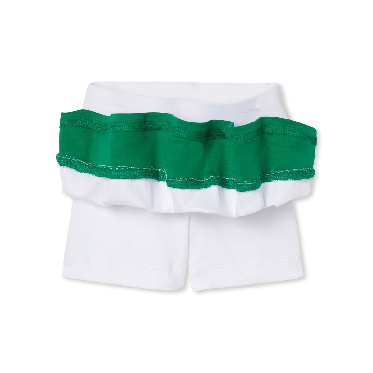 Classic and Preppy Scout Knit Skort Colorblock, Blarney Green-Bottoms-CPC - Classic Prep Childrenswear