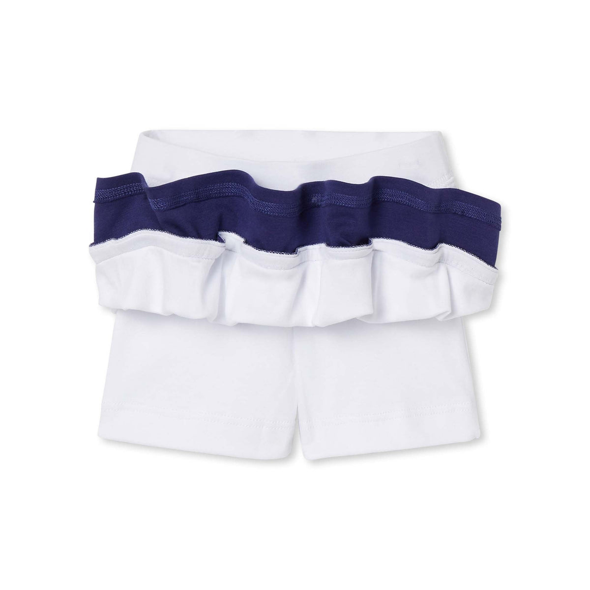 Classic and Preppy Scout Knit Skort Colorblock, Blue Ribbon-Bottoms-CPC - Classic Prep Childrenswear