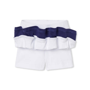 More Image, Classic and Preppy Scout Knit Skort Colorblock, Blue Ribbon-Bottoms-CPC - Classic Prep Childrenswear