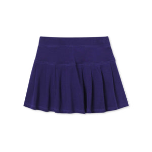 More Image, Classic and Preppy Scout Organic Knit Skort, Blue Ribbon-Bottoms-Blue Ribbon-2T-CPC - Classic Prep Childrenswear