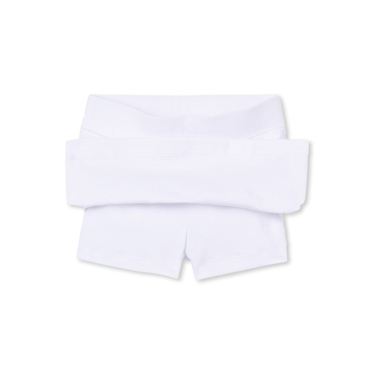 Classic and Preppy Scout Pima Knit Skort, Bright White-Bottoms-CPC - Classic Prep Childrenswear